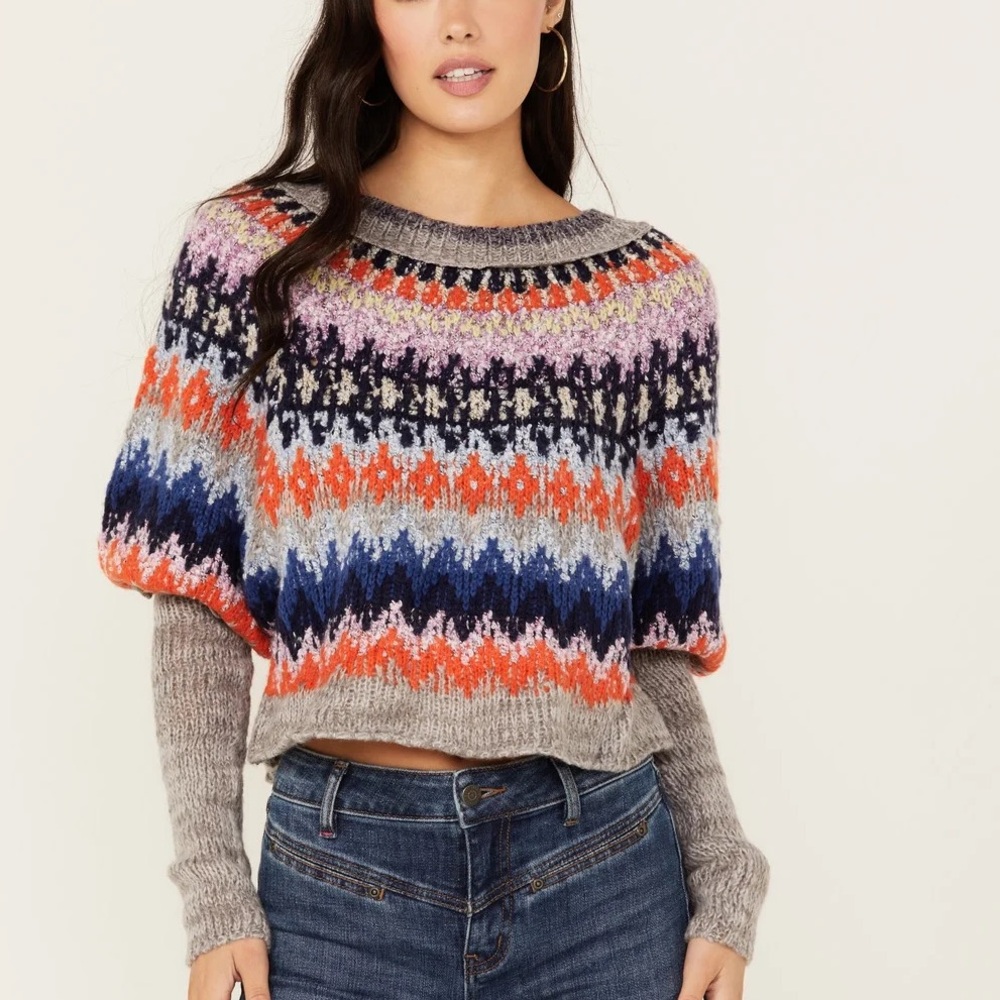🔸NWOT🔸Free People Home for the Holidays Sweater - Picture 8 of 13